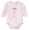 Hartstrings Baby-girls Newborn Interlock Poodle Bodysuit, Pink Lilac, 12 Months