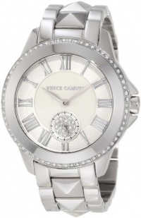 Vince Camuto Women's VC/5049SVSV Round Swarovski Crystal Accented Silver-Tone Bracelet Watch Vince Camuto Women's VC/5049SVSV Round Swarovski Crystal Accented Silver-Tone Bracelet Watch