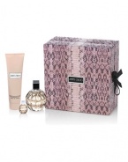 To pay tribute to elegant women, Jimmy Choo introduces this amazing gift set featuring a 3.3 oz. Eau de Parfum, a 5 oz. Perfumed Body Lotion, and a 0.17 oz. Eau de Parfum miniature.