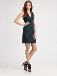 A signature space-dye design, this knit dress features a seductive v-neckline and a hint of stretch for an incredible fit.V-necklineSleevelessPull-on styleAbout 24 from natural waist58% virgin wool/38% viscose/4% elastaneDry cleanMade in Italy Model shown is 5'11 (180cm) wearing US size 4. Additional Information Women's Premier Designer & Contemporary Size Guide A signature space-dye design, this knit dress features a seductive v-neckline and a hint of stretch for an incredible fit.V-necklineSleevelessPull-on styleAbout 24 from natural waist58% virgin wool/38% viscose/4% elastaneDry cleanMade in Italy Model shown is 5'11 (180cm) wearing US size 4. Additional Information Women's Premier Designer & Contemporary Size Guide