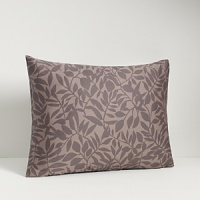 A tonal leaf pattern covers this alluring duvet set in a softer palette. Duvet sets include duvet and two standard shams. Coordinates with Port Stripe sheets in Plum and Jagged Grid coverlet in Azuki. A tonal leaf pattern covers this alluring duvet set in a softer palette. Duvet sets include duvet and two standard shams. Coordinates with Port Stripe sheets in Plum and Jagged Grid coverlet in Azuki.