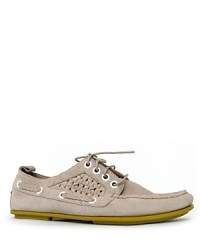 Luxury Rebel reimagines the boat shoe with the Yukon design, a soft suede style boasting updated, covetable details. Luxury Rebel reimagines the boat shoe with the Yukon design, a soft suede style boasting updated, covetable details.