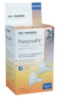 Medela PersonalFit Breastshield (2), Size: Standard or Medium (24mm), in Retail Packaging (Factory Sealed) #87073