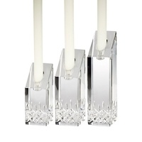 Updated with striking shapes, these candlesticks retain the classic details of the iconic Waterford Lismore pattern for an alluring display of crystal and candlelight. Updated with striking shapes, these candlesticks retain the classic details of the iconic Waterford Lismore pattern for an alluring display of crystal and candlelight.