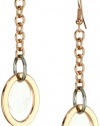 1AR by UnoAerre 18k Rose Gold Plated Drop Earrings