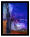 Inspired by nature and full of lively color, Trees Five by abstract artist Michelle Oppenheimer adds richness and depth to modern decor. Shades of blue, amethyst, copper and gold mix and collide on stretched canvas.