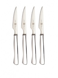Zwilling JA Henckels Stainless Steel 4-Piece Steak Knife Set Zwilling JA Henckels Stainless Steel 4-Piece Steak Knife Set