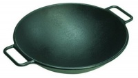 Lodge Pro Logic 14 Cast Iron Wok, Black Lodge Pro Logic 14 Cast Iron Wok, Black