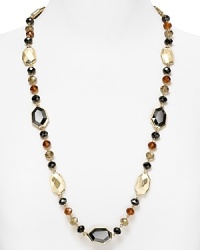 Faceted stones and delicate glass beads add instant interest to your neckline on this Carolee Lux necklace. Faceted stones and delicate glass beads add instant interest to your neckline on this Carolee Lux necklace.