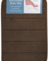 Envision Home Microfiber Bath Mat with Memory Foam, 16 by 24-Inch, Espresso