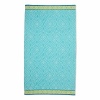 Whether you're taking a trip to the beach or lounging poolside, the Casablanca beach towel adds a Moroccan-inspired pattern and colorful pop to your fun-in-the-sun activities.
