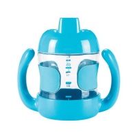 OXO Tot Sippy Cup with Handles, Aqua, 7 Ounce OXO Tot Sippy Cup with Handles, Aqua, 7 Ounce