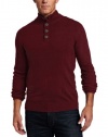 Geoffrey Beene Men's Button Mock Sweater