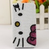 Slim Crystal iPhone Case for AT&T Verizon Apple iPhone 4/4S Pearl Hello Kitty Face