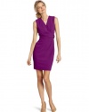 Calvin Klein Women's Sleeveless Side Detail Sheath Dress