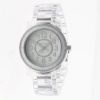 Juicy Couture Women Watch 1900903 HRH Collection Translucent Acrylic Bracelet White Round Dial