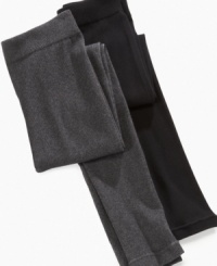 A pair of warm leggings can bring together a cold-weather dress look – she'll love snuggling into these ribbed leggings from Pink Republic. A pair of warm leggings can bring together a cold-weather dress look – she'll love snuggling into these ribbed leggings from Pink Republic.