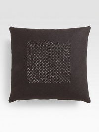 Gentle luxury for any room of the well-appointed home, defined by Bottega Veneta's superior craftsmanship and style in beautifully handwoven linen. Wipe clean 15.7 square Made in Italy Gentle luxury for any room of the well-appointed home, defined by Bottega Veneta's superior craftsmanship and style in beautifully handwoven linen. Wipe clean 15.7 square Made in Italy