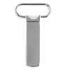 True Fabrications Metal Double-Pronged Cork Puller, Silver