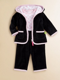 The baby equivalent of a couture suit, in smart colors The baby equivalent of a couture suit, in smart colors