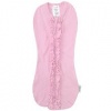 Summer Infant SwaddlePod Appliqued Cotton Knit, Pink Ruffle