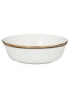 Set the table with poise and purpose. The Library Lane all purpose bowl features zesty color combinations that appeal to your inner artist.