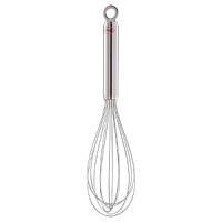 Whip eggs, sauces or creamy confections with this handy kitchen whisk by Rosle. The tubular handle makes it easy on the hands. Whip eggs, sauces or creamy confections with this handy kitchen whisk by Rosle. The tubular handle makes it easy on the hands.