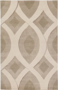5' x 8' Rectangular Surya Area Rug by Candice Olson DCT6501-58 Ivory/Beige Color Hand Knotted India Decadent Collection 5' x 8' Rectangular Surya Area Rug by Candice Olson DCT6501-58 Ivory/Beige Color Hand Knotted India Decadent Collection