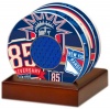 NHL New York Rangers Steiner Sports New York Rangers Coaster Set of 4 with Game Used Jersey, Socks and Net Swatch