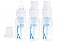 Dr. Brown's BPA Free Polypropylene Natural Flow Standard Neck Bottle, 4 oz - 3-Pack Dr. Brown's BPA Free Polypropylene Natural Flow Standard Neck Bottle, 4 oz - 3-Pack
