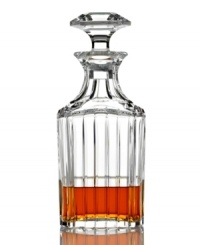 Refined elegance from Baccarat. Vertical cuts embellish crystal of the highest quality in a decanter that appeals to modern and traditional tastes. Refined elegance from Baccarat. Vertical cuts embellish crystal of the highest quality in a decanter that appeals to modern and traditional tastes.