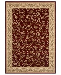Woven of rich colored threads in a crisp vine and floral motif, the Princeton area rug lends a vintage-inspired look to your floors. Crafted for supreme durability with an ultra-soft finish. Woven of rich colored threads in a crisp vine and floral motif, the Princeton area rug lends a vintage-inspired look to your floors. Crafted for supreme durability with an ultra-soft finish.