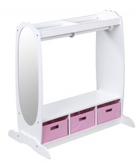 Guidecraft Dress - Up Storage Center, WHITE