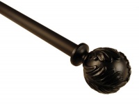 BCL Drapery Hardware 1PABK28 Paulina Curtain Rod BCL Drapery Hardware 1PABK28 Paulina Curtain Rod