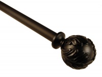 BCL Drapery Hardware 1PABK28 Paulina Curtain Rod