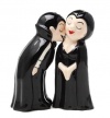 Vampire Love at First Bite Ceramic Magnetic Salt & Pepper Shaker Set