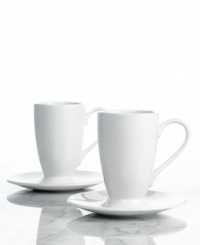 Match cup to joe with the Konitz Coffee Bar collection from Waechtersbach drinkware. In the perfect shape and size with saucers to match, these Irish coffee mugs bring effortless straight-from-the-cafe style to every spiked sip. Match cup to joe with the Konitz Coffee Bar collection from Waechtersbach drinkware. In the perfect shape and size with saucers to match, these Irish coffee mugs bring effortless straight-from-the-cafe style to every spiked sip.