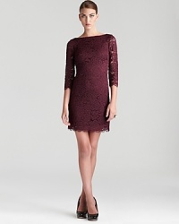 A ladylike classic for autumn: this feminine Trina Turk dress, crafted in floral lace, is a chic transition. A ladylike classic for autumn: this feminine Trina Turk dress, crafted in floral lace, is a chic transition.