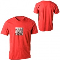 Horny Toad Men's On Fire Short Sleeve Top, Mellow Red, Small Horny Toad Men's On Fire Short Sleeve Top, Mellow Red, Small