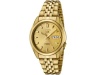 Seiko Men's SNK366K Seiko 5 Automatic Gold Dial Gold-Tone Stainless Steel Watch