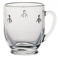 La Rochère Set of 6 Bee Décor Coffee Mugs La Rochère Set of 6 Bee Décor Coffee Mugs
