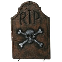 Amscan 22 Skull and Crossbones RIP Tombstone Amscan 22 Skull and Crossbones RIP Tombstone