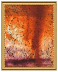 A natural for modern decor, Canyon wakes up empty walls with a flurry of color and emotion. An ivory ground with creases of black and muddied purple is overcome by a chasm of dark, fiery orange. A gold wood frame complements the artistry of Michelle Oppenheimer. A natural for modern decor, Canyon wakes up empty walls with a flurry of color and emotion. An ivory ground with creases of black and muddied purple is overcome by a chasm of dark, fiery orange. A gold wood frame complements the artistry of Michelle Oppenheimer.