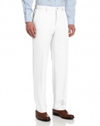 Haggar Men's Cool 18 Gabardine Plain Front Pant