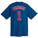 Kosuke Fukudome Chicago Cubs Name and Number T-Shirt, Navy Blue