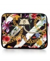 House your gadget in something haute with this iconic print iPad sleeve from Juicy Couture. The secure zip closure and interior padding keeps your tech toy safe and chic.