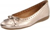 Aerosoles Women's Laser Printz Ballet Flat,Soft Gold Leather,6 W US