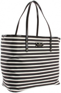 Kate Spade New York Women's Kate Spade Nylon Stripe Harmony PXRU3368 Baby Bag,Black/Cream,One Size