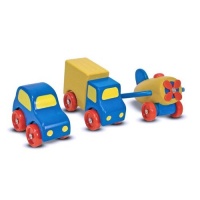 Melissa & Doug Deluxe Wooden First Vehicles Set Melissa & Doug Deluxe Wooden First Vehicles Set