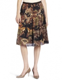 Jones New York Women's Petite Paisley Printed Pleated Skirt Jones New York Women's Petite Paisley Printed Pleated Skirt